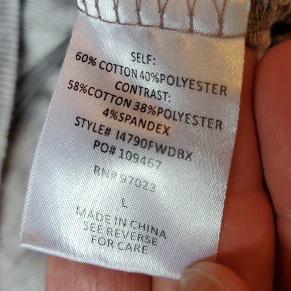 Miken Flow gray burnout sweatshirt size L - Picture 7 of 9